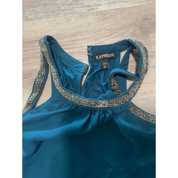 Express Tank Top Blouse with beads size xs dress wear - Picture 4 of 7